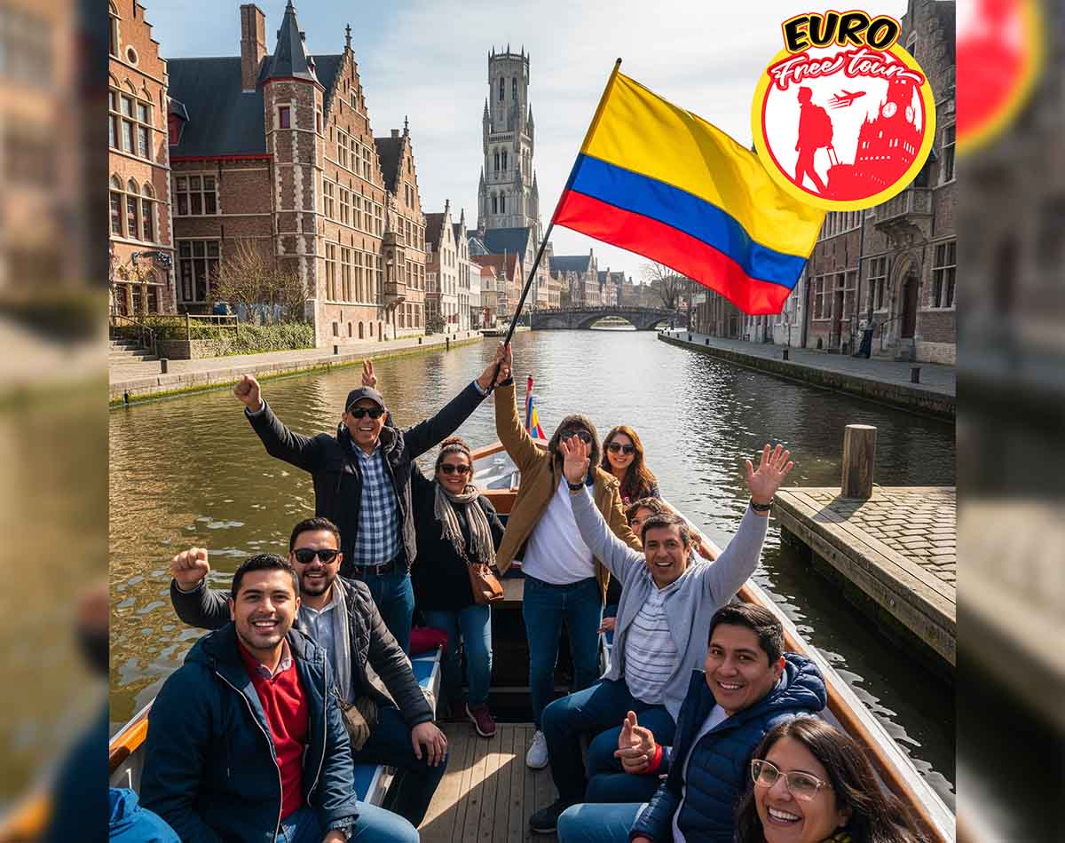 foto-colombiano de tour en gante belgica en eurofreetour